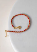 Pulsera Hilo Rojo Laminado 15 Cms + Extensor
