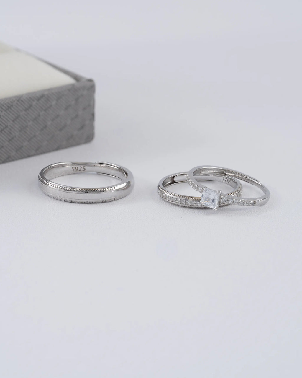 Anillo Diamond Eternity Ajustable - Orux plata ley 925 - foto 1