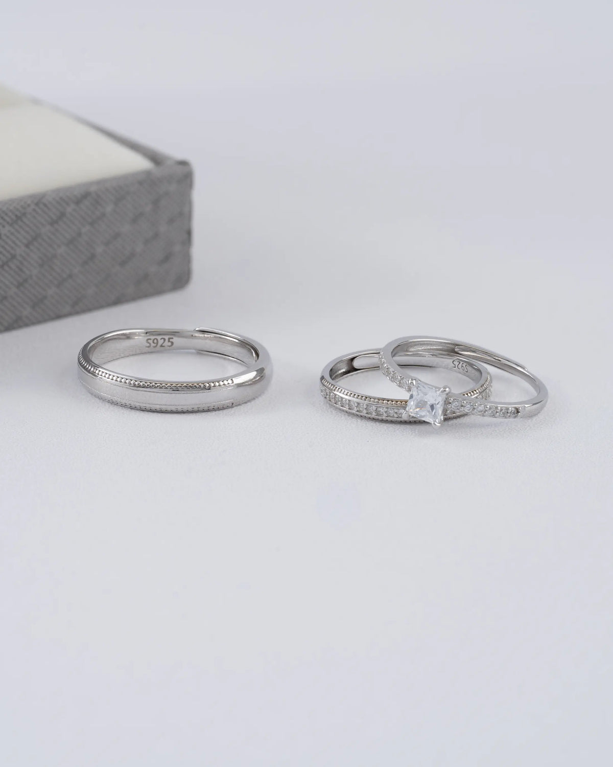 Anillo Diamond Eternity Ajustable - Orux plata ley 925 - foto 1
