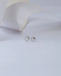 Arete Facet Hoop 7mm - Orux plata ley 925 - foto 1