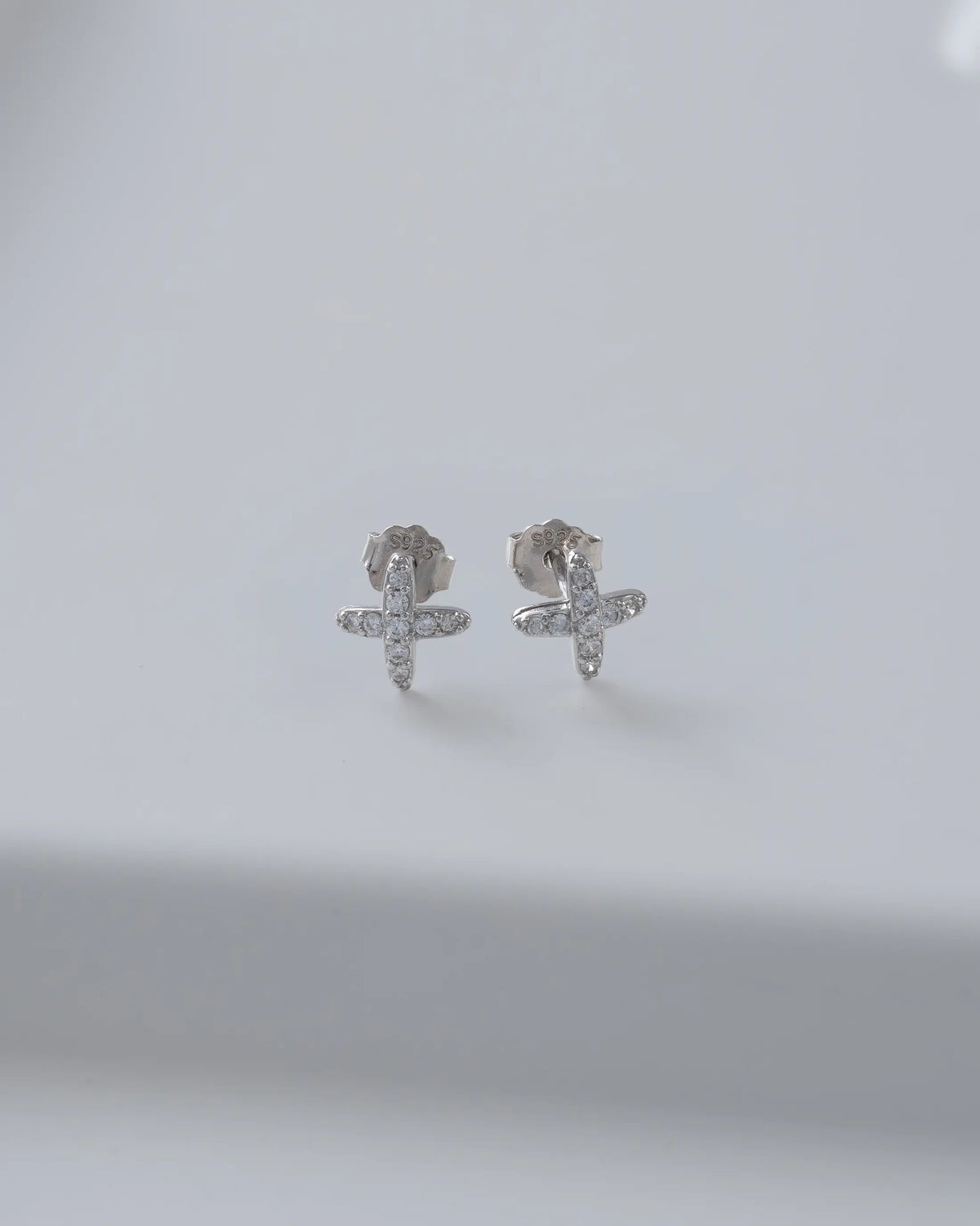 Arete Cruz Shine 6.7mm - Orux plata ley 925 - foto 1