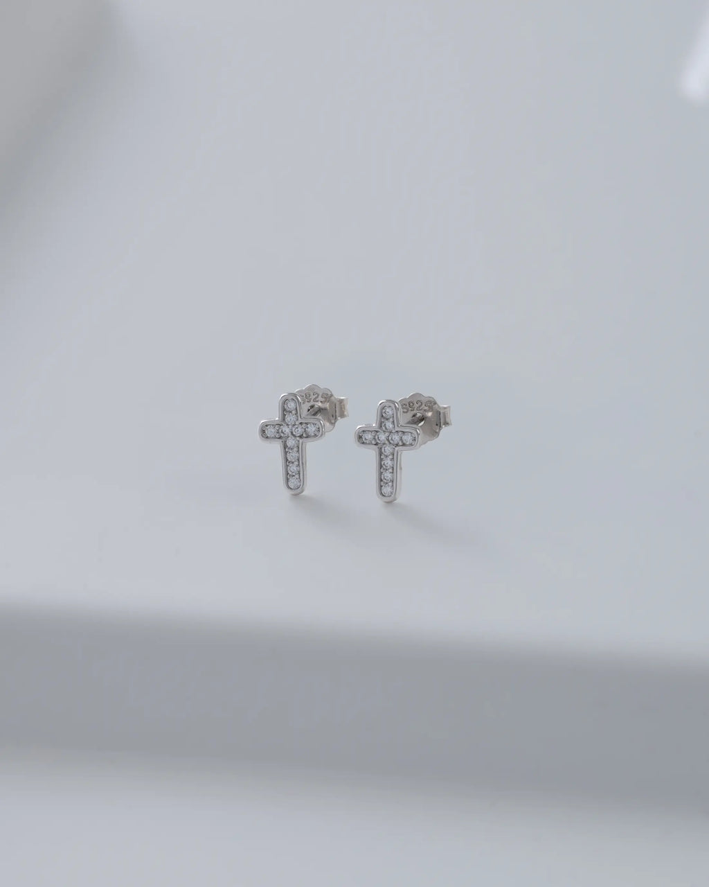Arete Cruz Celestial 7.6mm - Orux plata ley 925 - foto 1