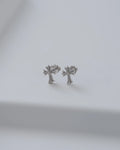 Arete Cruz Royale 7.5mm - Orux plata ley 925 - foto 1