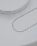 Cadena Cubana Cruzada 2.4mm 65cm - Orux plata ley 925 - foto 1