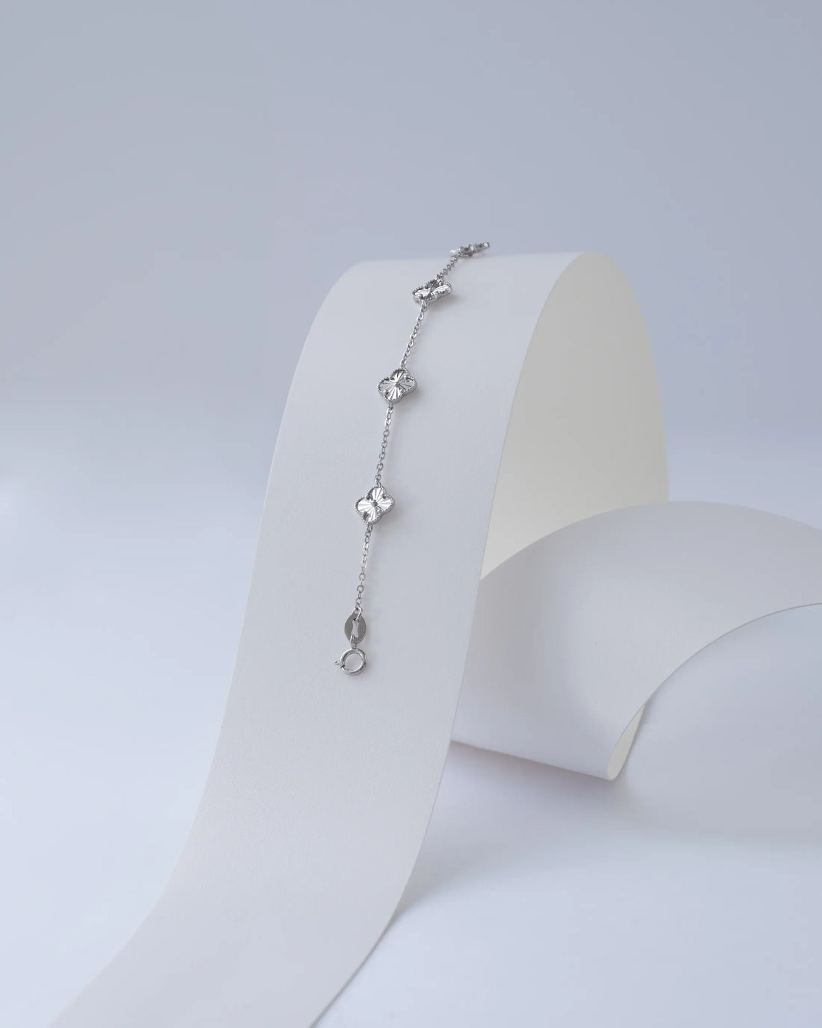 Pulsera Mini Clover 15cm - Orux plata ley 925 - foto 2