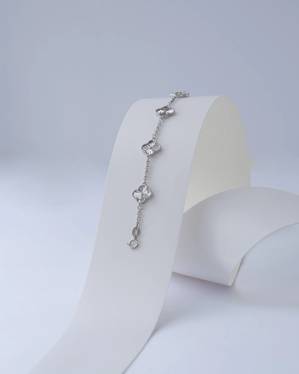 Pulsera Clover 1.2cm 18cm - Orux plata ley 925 - foto 3