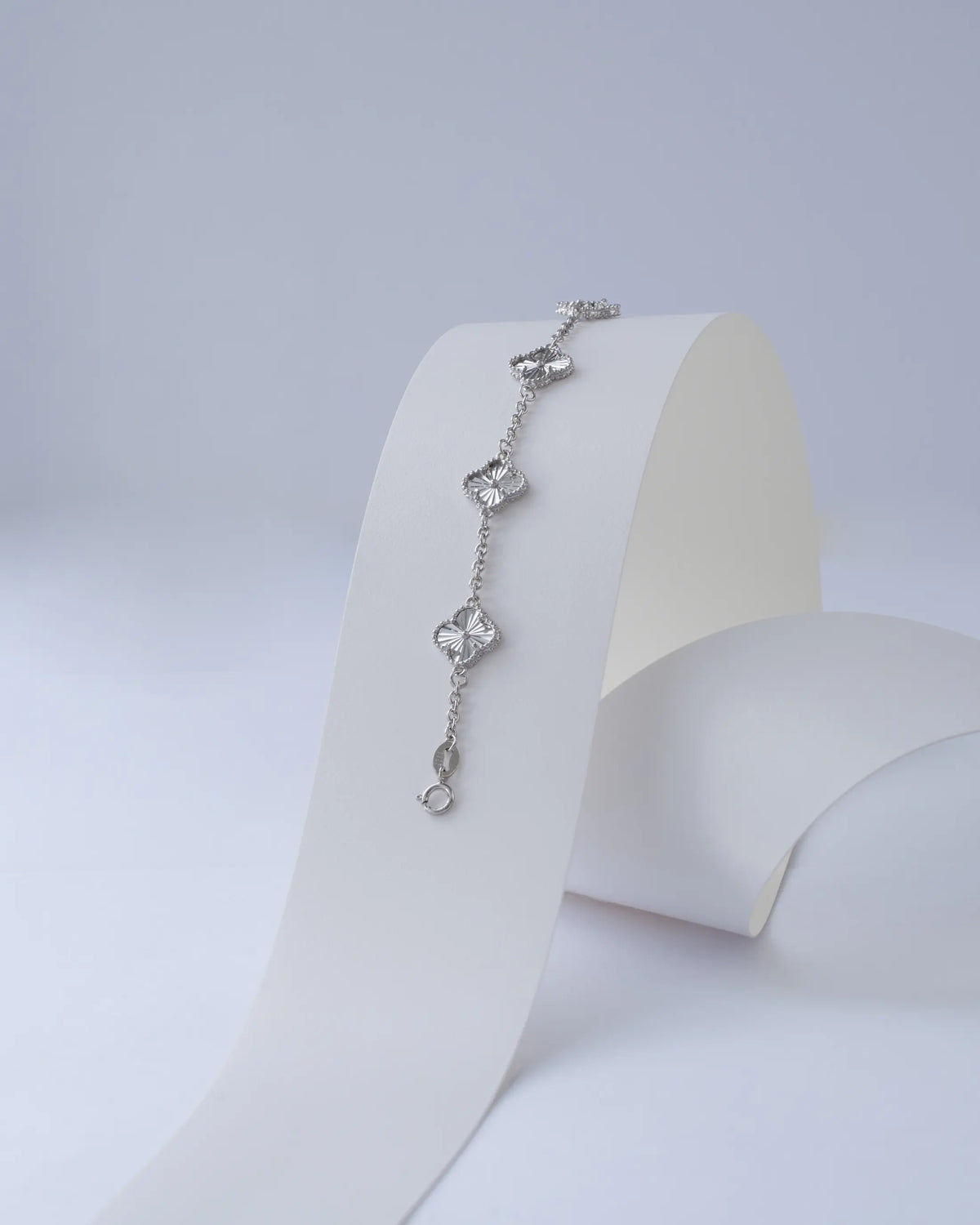 Pulsera Clover 1.2cm 18cm - Orux plata ley 925 - foto 3