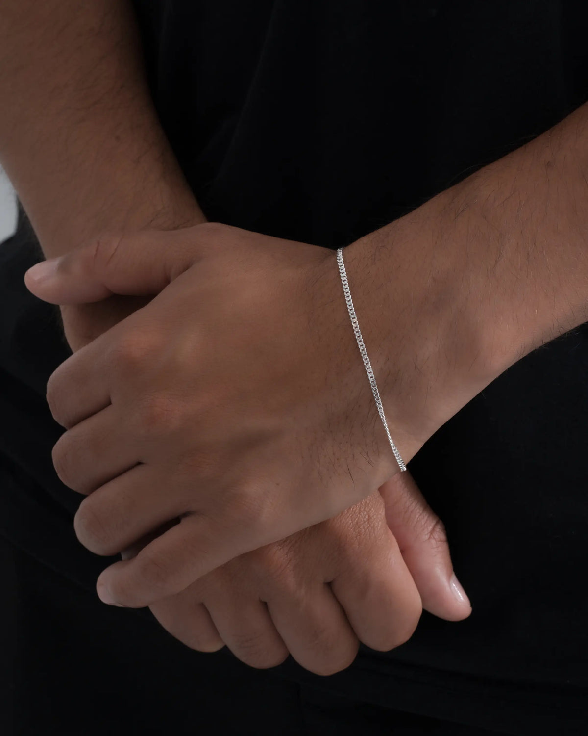 Pulsera Cubana 1.9mm 19.5cm - Orux plata ley 925 - foto 1